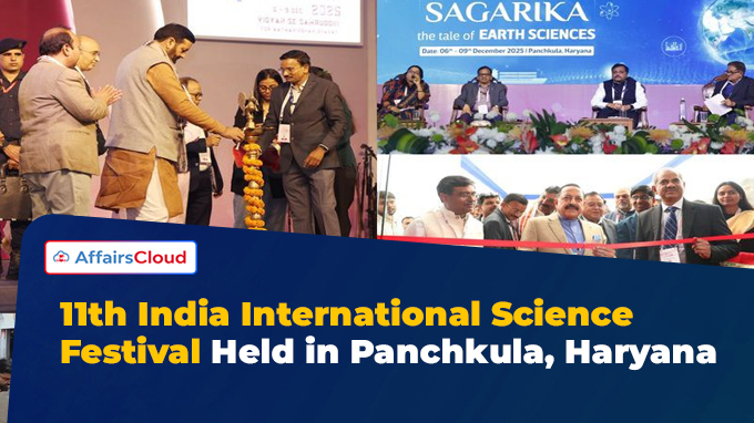 11th India International Science Festival Held in Panchkula, Haryana 11th India International Science Festival Held in Panchkula, Haryana