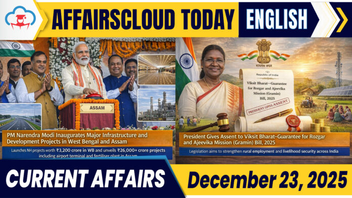Current Affairs 23 December 2025 Current Affairs 23 December 2025