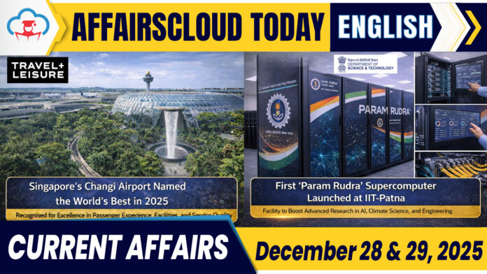 Current Affairs 28 & 29 December 2025 Current Affairs 28 & 29 December 2025
