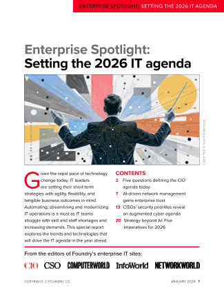 Enterprise Spotlight: Setting the 2026 IT Agenda Enterprise Spotlight: Setting the 2026 IT Agenda