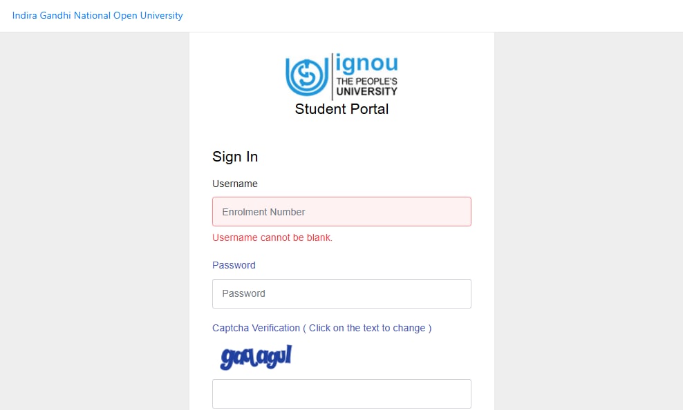IGNOU re-registration for January 2026 ODL, online courses begins at ignou.ac.in | Education News IGNOU Student portal at ignou.samarth.edu.in (Screengrab)