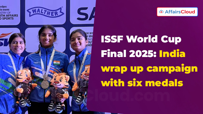 India Claims Six Medals at ISSF World Cup Final 2025 in Doha, Qatar India Claims Six Medals at ISSF World Cup Final 2025 in Doha, Qatar
