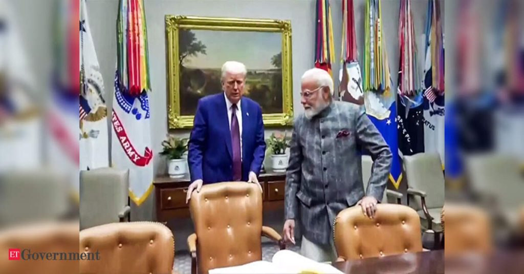PM Modi speaks to US president Donald Trump as bilateral trade agreement talks progress, ETGovernment