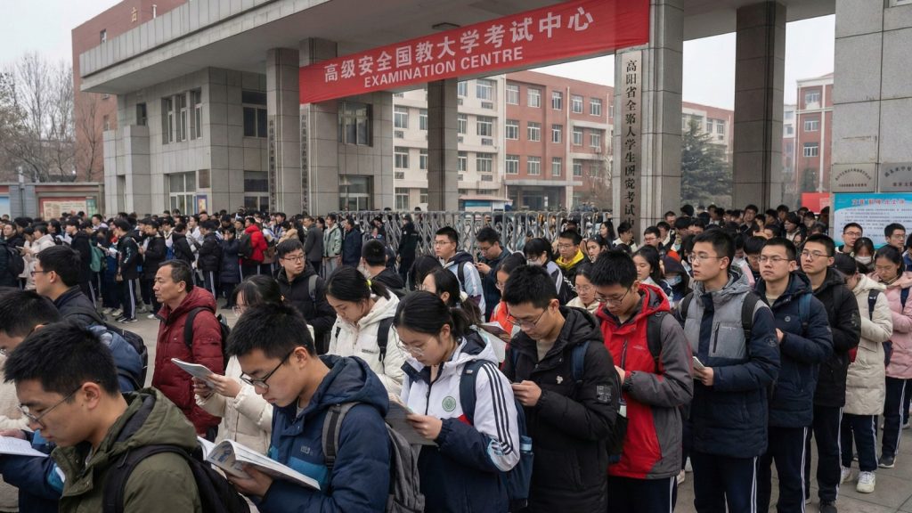 Record 37 lakh applicants appear in China’s civil service exam, here’s why | Education News Beijing has framed the reforms as part of efforts to adjust to shifting demographic realities, including a shrinking working-age population (Representational Image/Generated via AI)