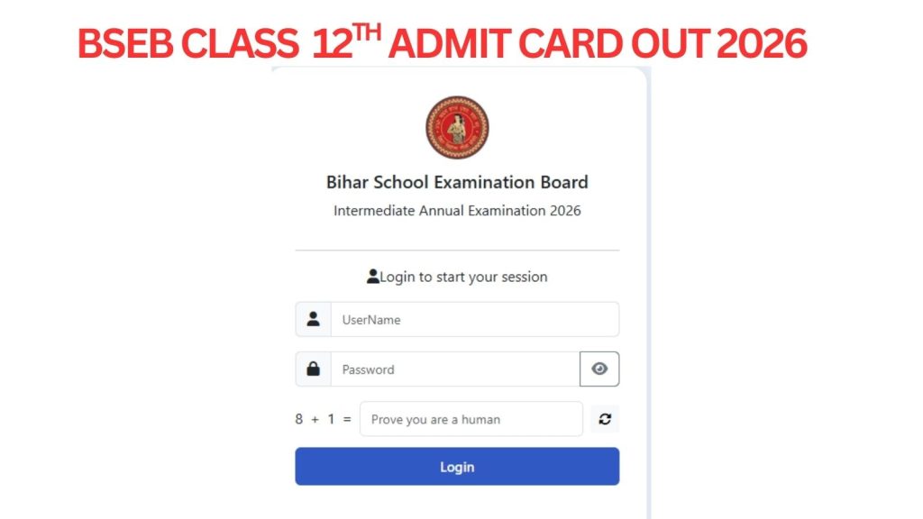 BSEB Bihar Board Class 12th: Admit Cards out at intermediate.biharboardonline.com