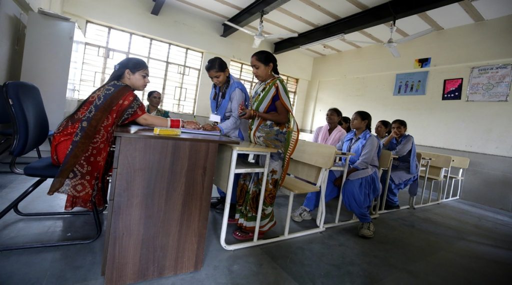 teacher student classroom PTA meeting