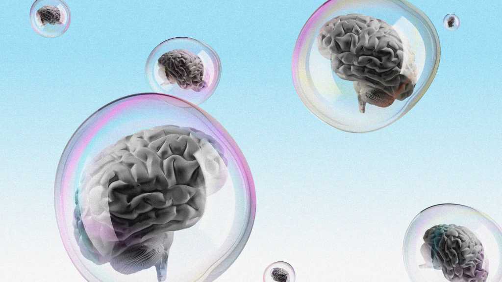 Fearing an AI bubble? CIOs have answers Illustration depicting the concept of an AI bubble