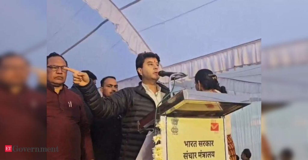 Jyotiraditya Scindia Unveils New Post Offices and Training Center in Madhya Pradesh, ETGovernment