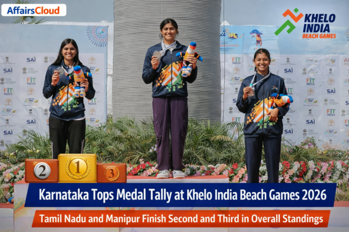 Khelo India Beach Games 2026: Karnataka Emerges Overall Champion Khelo India Beach Games 2026: Karnataka Emerges Overall Champion