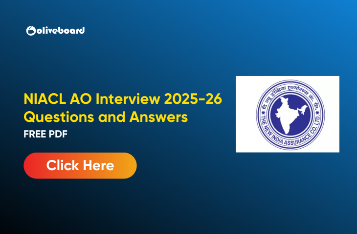 NIACL AO Interview 2025-26 Questions and Answers, FREE PDF NIACL AO Interview 2025-26 Questions and Answers