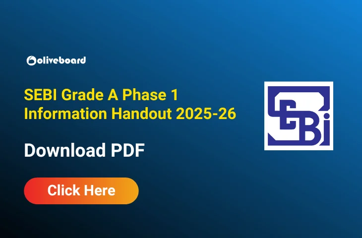 SEBI Grade A Phase 1 Information Handout 2025-26, Download PDF SEBI Grade A Phase 1 Information Handout 2025-26, Download PDF
