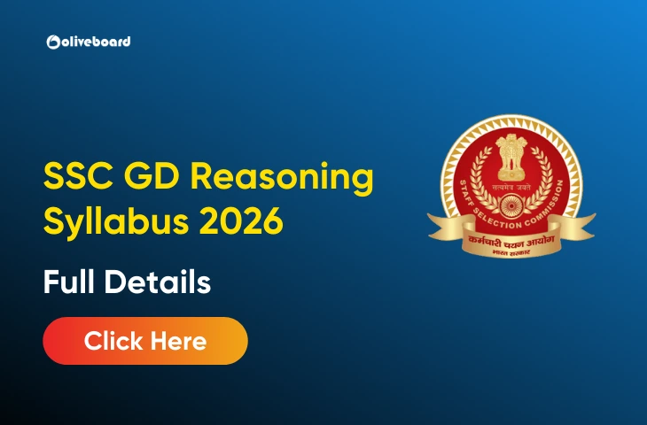 SSC GD Reasoning Syllabus 2026, Important Topics & Exam Pattern SSC GD Reasoning Syllabus 2026, Important Topics & Exam Pattern