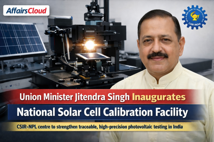 Union MoS Dr. Jitendra Singh Inaugurates Two World-Class Laboratories at CISR-NPL in New Delhi Union MoS Dr. Jitendra Singh Inaugurates Two World-Class Laboratories at CISR-NPL in New Delhi