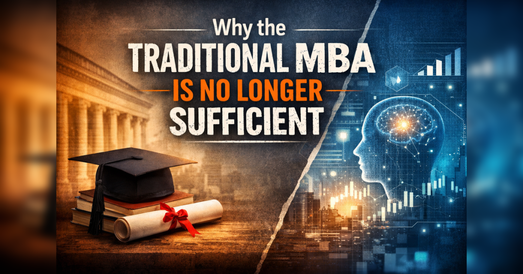 Why Traditional MBA Programs Are Insufficient, ETEducation