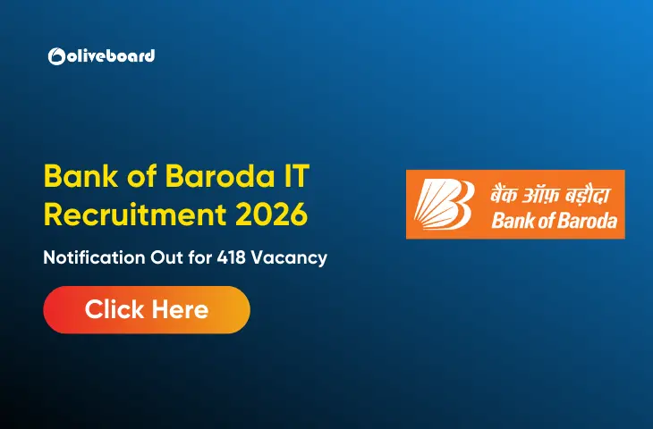 Bank of Baroda IT Recruitment 2026, Notification Out, 418 Vacancy Bank of Baroda IT Recruitment