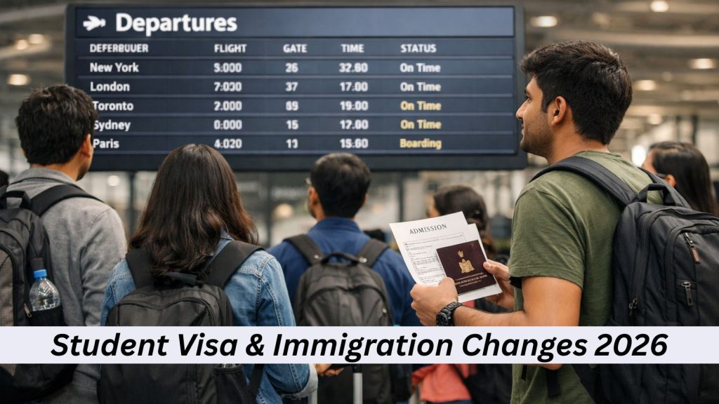 Indian students face ‘Gold Standard’ hurdle as US, Canada and UK tighten visa rules for 2026 Student visa and immigration policy changes taking effect this year in 2026