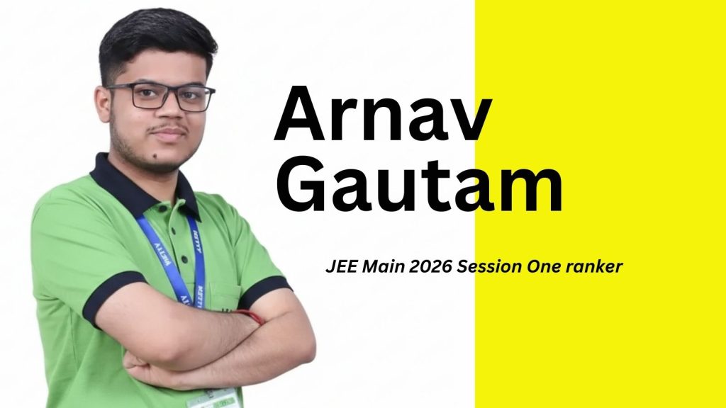 JEE Main 2026 Topper: Meet Arnav Gautam, 100 percentile scorer from Rajasthan | Education News JEE Main Results 2026: Meet Arnav Gautam, 100 percentile scorer from Rajasthan