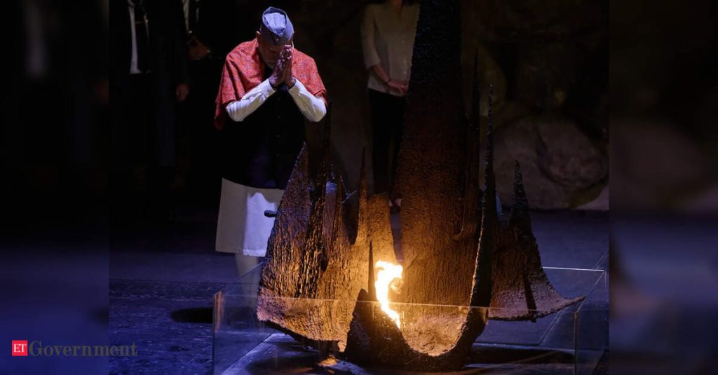 PM Modi in Israel visits Yad Vashem, pays tribute to Holocaust victims, ETGovernment