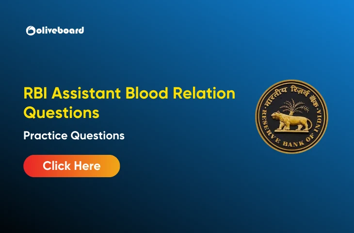 RBI Assistant Blood Relation Questions Practice Set Blood Relation Questions