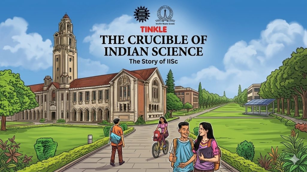 The comic was launched on March 7, 2026 during IISc’s annual Open Day