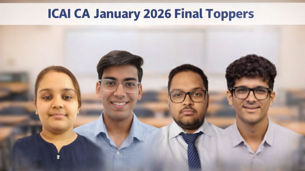 ICAI CA January 2026 Final Toppers