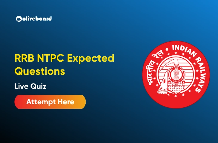 RRB NTPC Expected Questions, Attempt Live Quiz & Download PDF RRB NTPC Expected Questions, Attempt Live Quiz & Download PDF