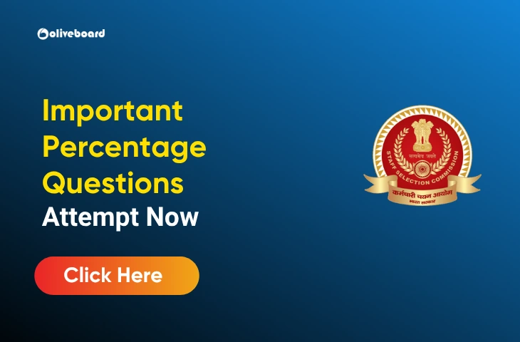 Important Percentage Questions for SSC Exam Preparation, Solve Live Important Percentage Questions for SSC Exam Preparation, Solve Live