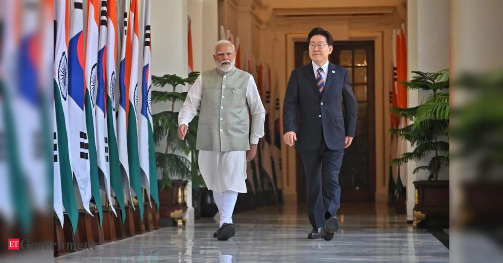 Lee Jae-myung and Modi Forge New Economic Security in the Indo-Pacific, ETGovernment