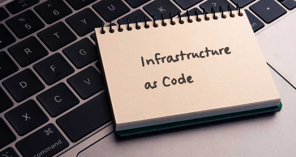 The Terraform scaling problem: When infrastructure-as-code becomes infrastructure-as-complexity There is notebook with the word Infrastructure as Code.It is an abbreviation for Infrastructure as Code as eye-catching image.