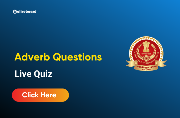 Adverb Live Quiz for SSC CGL Exam, Important Verb Questions PDF Adverb Live Quiz for SSC CGL Exam, Important Verb Questions PDF