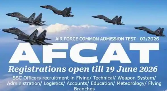 Indian Air Force AFCAT 02/2026 Officer Recruitment Indian Air Force AFCAT 02/2026 Officer Recruitment