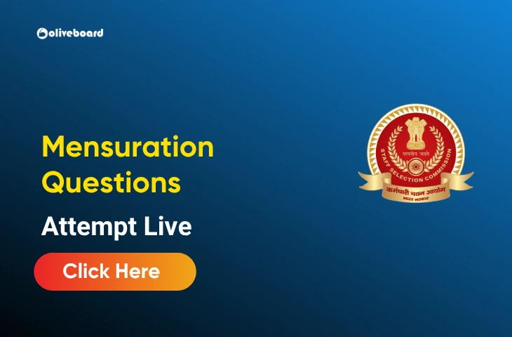 Mensuration Practice Questions for SSC CGL, Solved Problems Mensuration Practice Questions for SSC CGL, Solved Problems