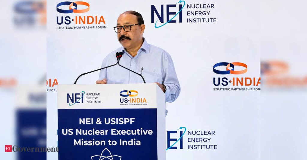 US-India Nuclear Cooperation Strengthened by Shanti Bill, ETGovernment