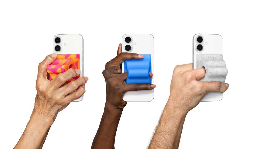 WWDC, Apple, and AI: Waiting for the gift Hands holding iPhones using an fab grip