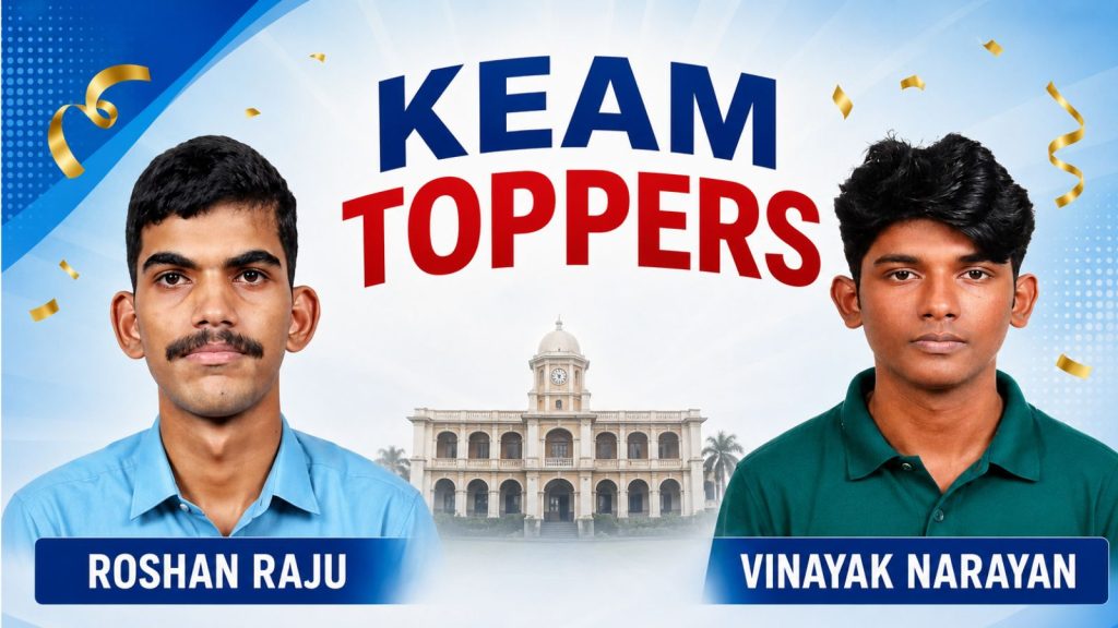 KEAM 2026: CEE releases rank list; Roshan Raju secures top rank under engineering category
