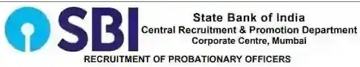 SBI Probationary Officers Vacancy Recruitment 2026 SBI Probationary Officers Vacancy Recruitment 2026