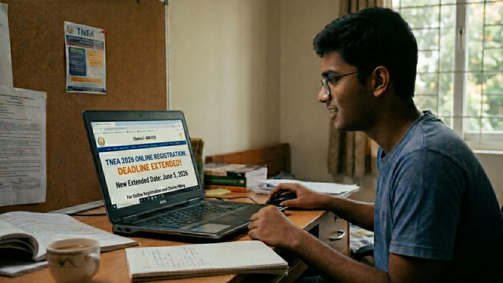 TNEA registration deadline extended: DoTE Chennai extends deadline till June 5.