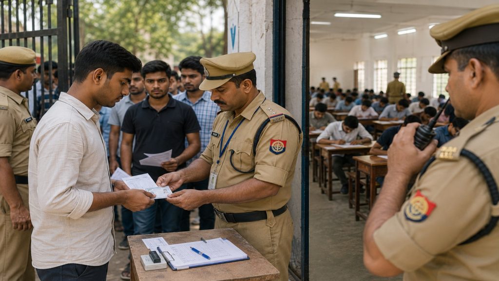 UPPRPB Police Constable exam ends; forged documents, impersonation cases reported | Education News Over 21 lakh candidates appeared for the UP Police Constable Recruitment Examination 2026 across 75 districts of the state.