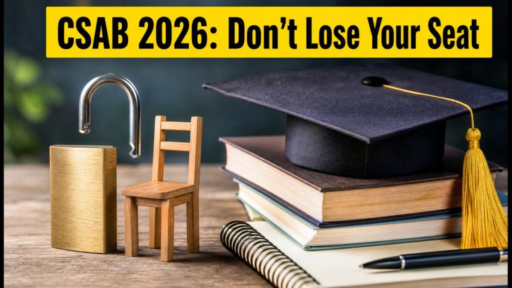 CSAB 2026 Special Rounds: Essential Guide To Eligibility, Refunds, And Seat Security After JoSAA