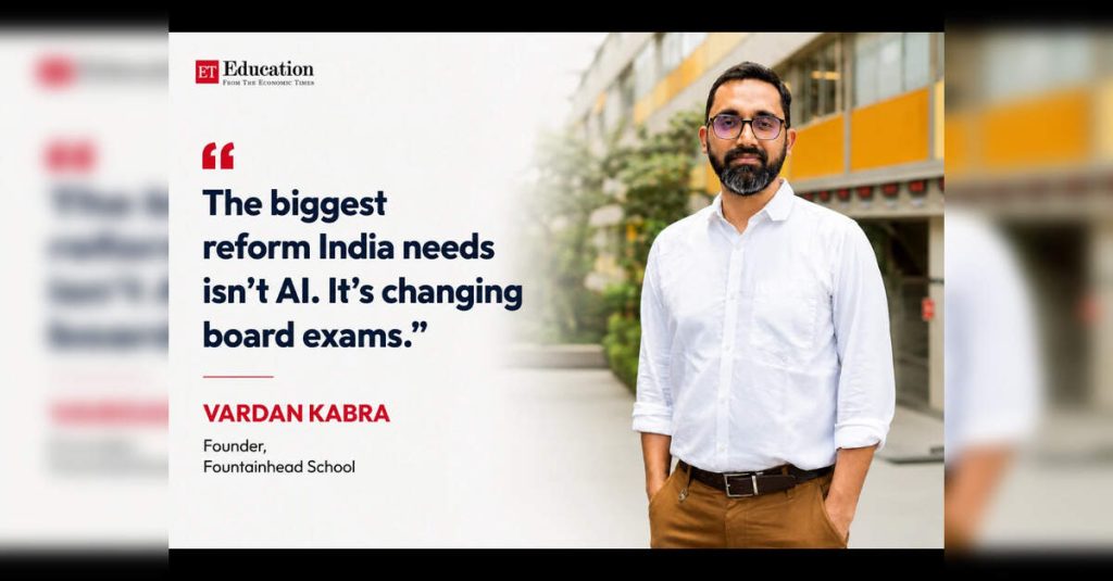 Fountainhead School founder Vardan Kabra, ETEducation