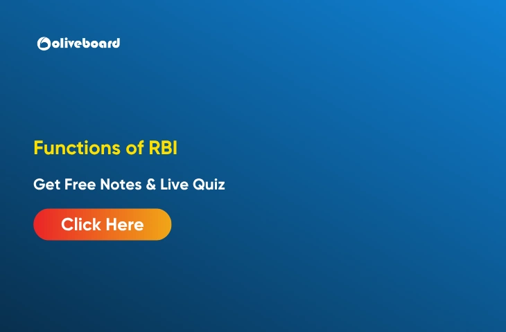 Functions of RBI, FREE Notes PDF and Live Quiz Functions of RBI, FREE Notes PDF and Live Quiz