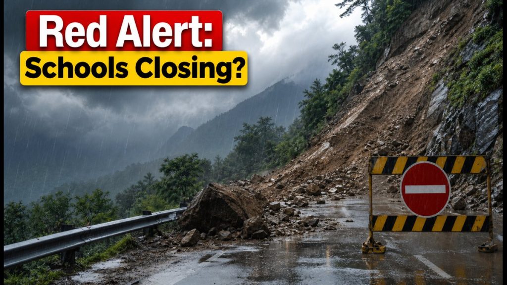Himachal And Uttarakhand Weather Alert 2026: IMD Red Alert, School Closures, And Landslide Risks