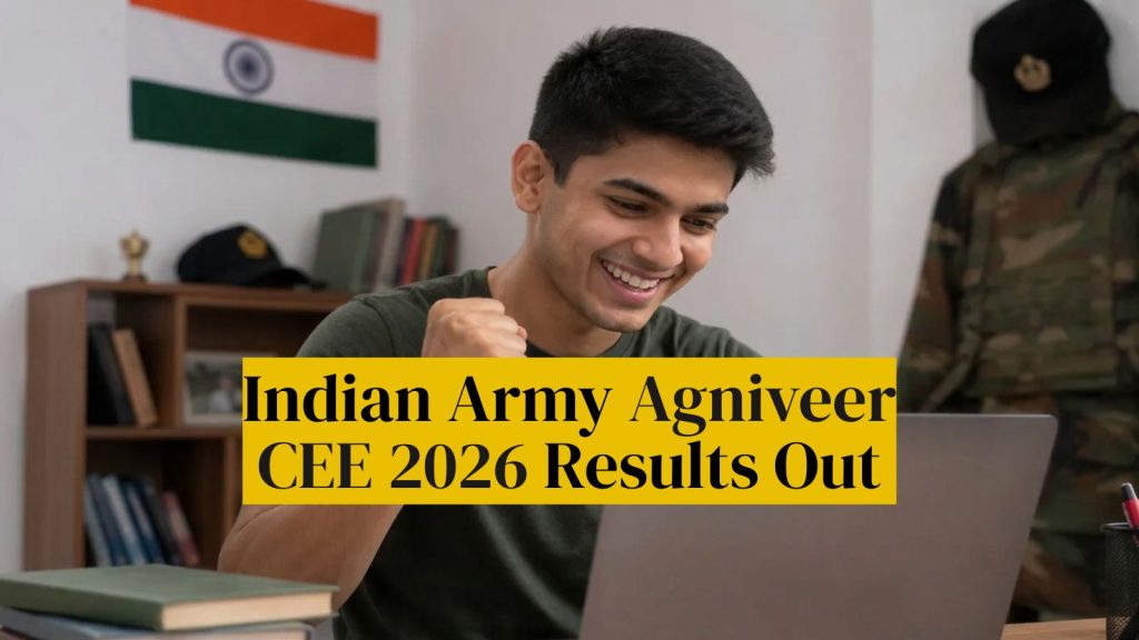 Indian Army Agniveer CEE Result 2026 PDF Direct Link @joinindianarmy.nic.in Indian Army Agniveer CEE 2026 Results Out