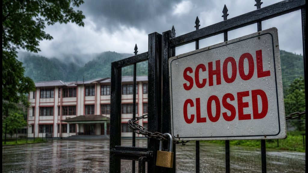 J&K School Holiday Extended 2026: Heavy Rain Alert Forces Closure Until July 26 For All Schools J&K School Holiday Extended 2026: Heavy Rain Alert Forces Closure Until July 26 For All Schools