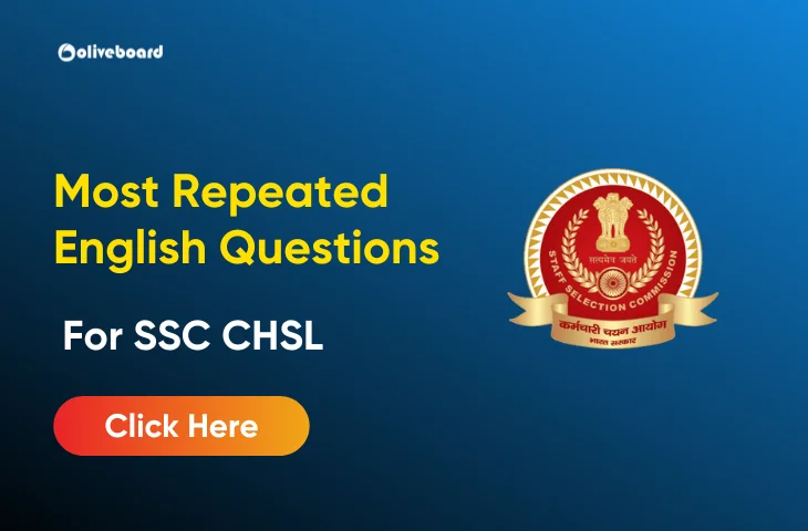 Most Repeated English Questions for SSC CHSL Tier 1 Most Repeated English Questions for SSC CHSL Tier 1