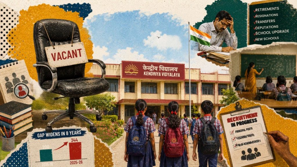 a sizable number of Kendriya Vidyalayas are runnning without any full time principal