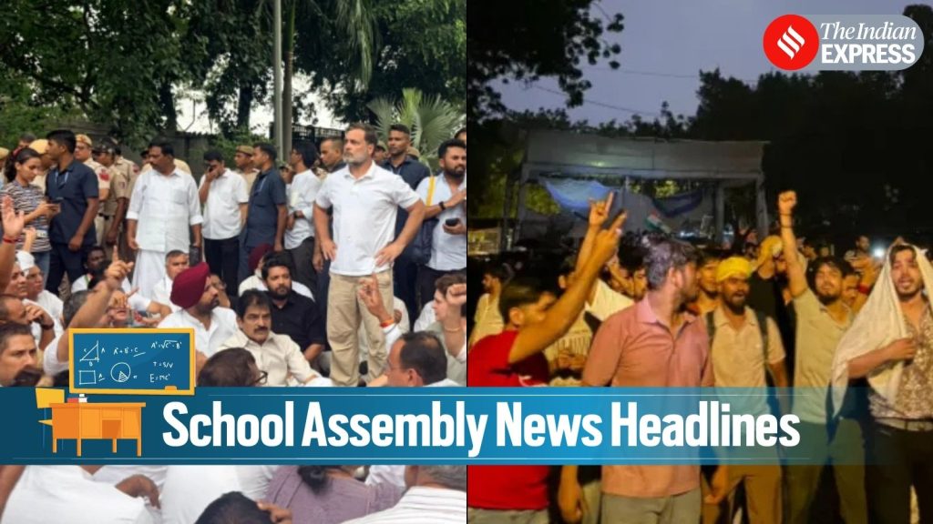 Union ministers have fresh round of talks with CJP as Jantar Mantar sees regrouping of crowd News Headlines for School Assembly, July 22, 2026