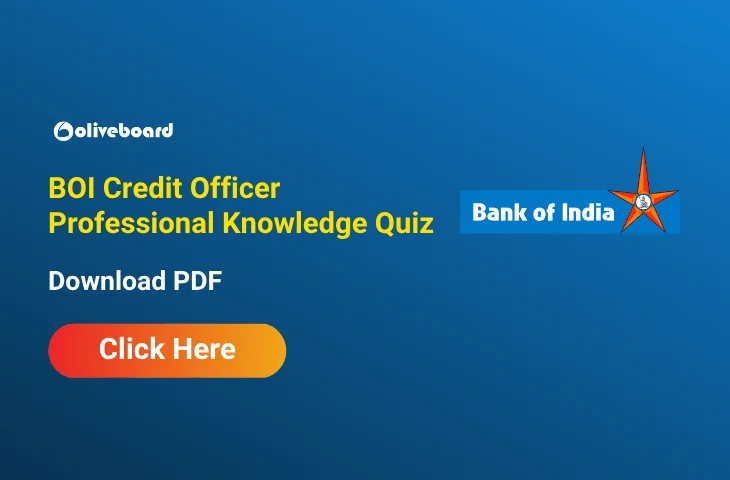 Attempt BOI Credit Officer Professional Knowledge Quiz Attempt BOI Credit Officer Professional Knowledge Quiz