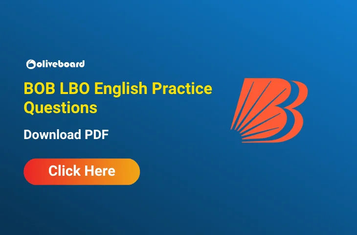 BOB LBO English Practice Quiz and Download Free PDF BOB LBO English Practice Quiz and Download Free PDF