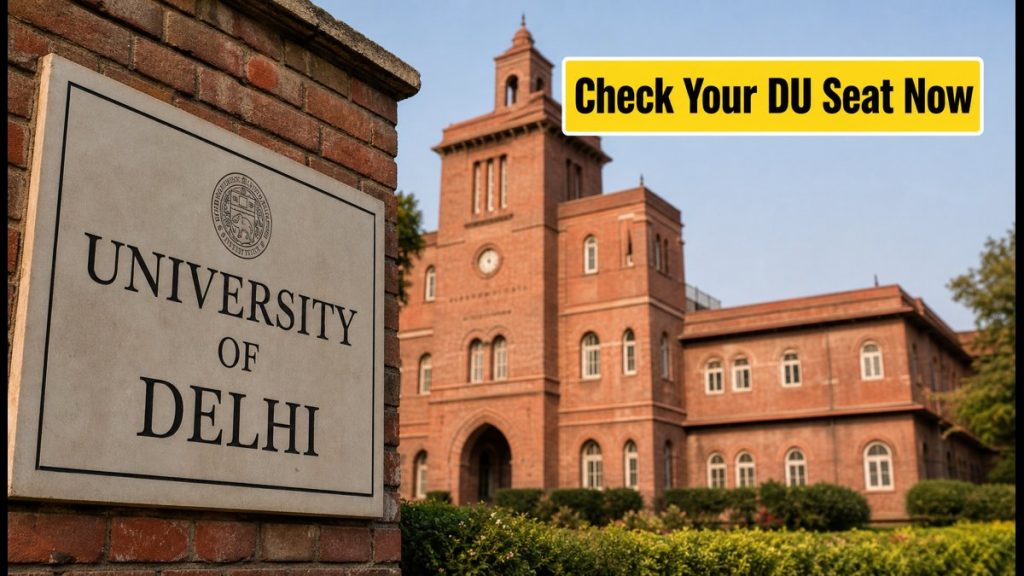 DU UG Upgrade Results 2026: How To Check CSAS Seat Allocation Status And Accept Your College Seat